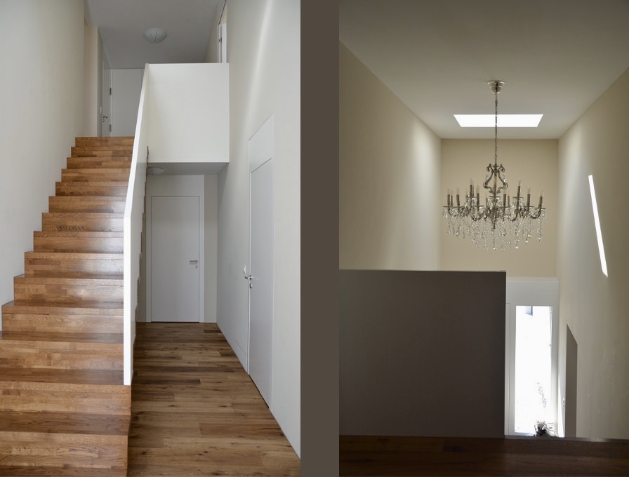 Hauseingang und Treppe